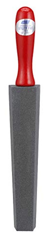 Norton Utility File with Handle, Silicon Carbide, 14 Overall Length, Grit Coarse