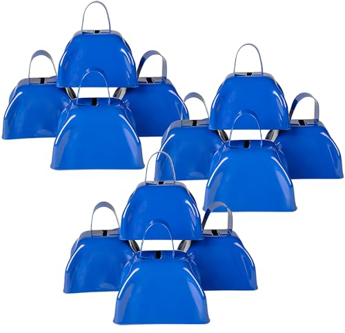 Blue Metal Cowbell - by Rhode Island Novelty