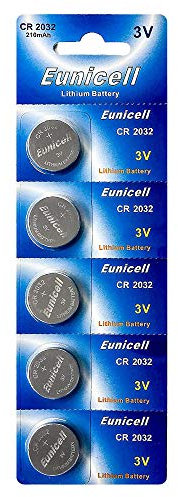 Eunicell Piles CR-2032 pour clé de Voiture