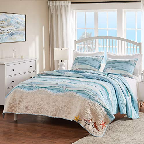 Greenland Home Maui Bettwäsche-Set, 3-teilig, King/Cal King Size, Mehrfarbig