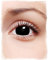 Horror-Shop Weiche Schwarze Mini-Sclera 6-Monats-Kontaktlinsen für Hexen & Dämonen