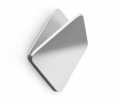 Zack OLFO Towel Hook Brushed Finish, Large, Silver