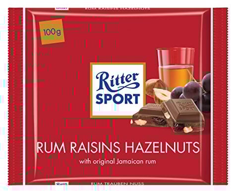 Ritter Sport 100g, Rum Traube Nuss 12 x 100 g