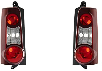 Diederichs Partner Heckleuchten Rückleuchten Rücklicht Set links & rechts für Citroën Berlingo (B9) & Peugeot Partner (B9) Baujahr: 03/2012->> Grau, Rauch, Kunststoff, E-Typ-geprüft