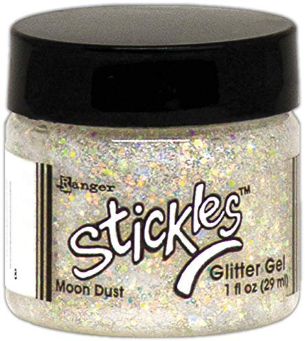 RANGER INDUSTRIES Ranger-Stickles Glitter Gels-Moon Dust, 1 oz jar