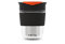 SoleCup. Travel Mug Loose Tea Infuser - Detachable Tea Strainer with Spillproof Lid - BPA-Free Reusable Glass Travel Coffee Cup with Silicone Band (Black)