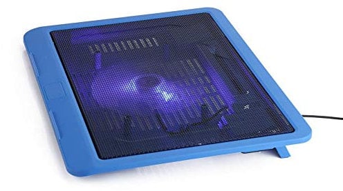 Redxiao Quiet Cooling Fans Hydraulic Bearng Notebook Stand 14 Laptop Cooler Pad for Movies(blue)
