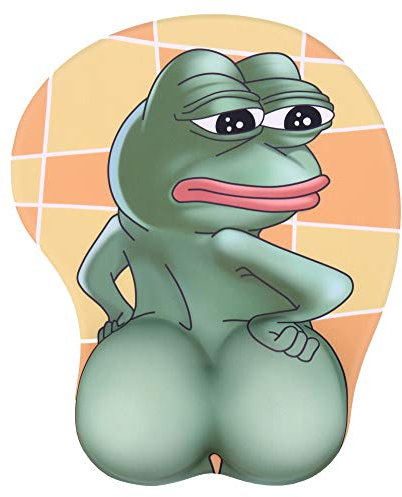 Frog 3D Anime Mouse Pad con poggiapolsi Gaming Mouse Pad 2Way Skin (MP-Frog-F)