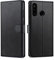 Focusor Cover a Libro Huawei P30 Lite,Custodia in Pelle Huawei P30 Lite Magnetica [Portafoglio] Custodia Silicone Sintetica TPU Antiurto,Funzione Supporto Slot Schede per P30 Lite,Nero