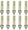 Ayiciel Tornillos de expansión, M6, tuercas hexagonales, tornillos de expansión de alta resistencia, tornillos de expansión para montaje en pared (paquete de 10)