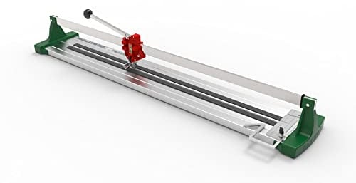 Battipav SUPERPROEVO125 Tagliapiastrelle super professionale per tagli diagonali e dritti su ceramica a cottura singola doppia per professionisti, fai da te e guerrieri del fine settimana, argento