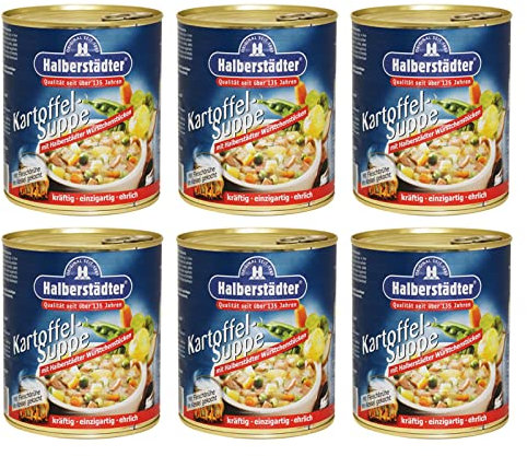 6er Pack Halberstädter Kartoffelsuppe (6 x 800 g)