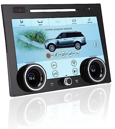 Cuifati AC-Panel für L405 2013 Bis 2017, 10-Zoll-Klimasteuerungsplatine für Autoklimaanlagen, 1080p-LCD-AC-Touchscreen, Upgrade-Version mit Installationsanleitung
