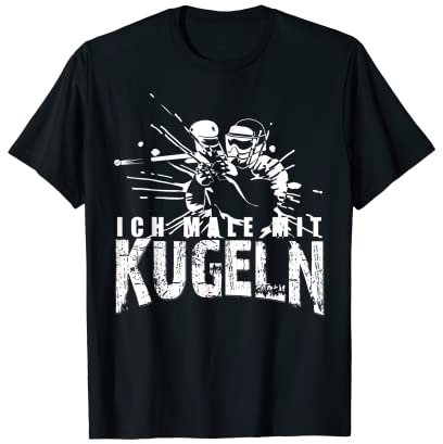 Ich male mit Farb-Kugeln, Markierer, Paintball Airsoft T-Shirt