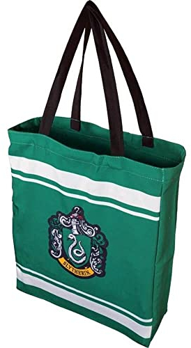 Ikon Collectables Harry Potter – Einkaufstasche mit Slytherin-Wappen, Grün, Westlich