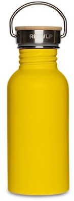 Retulp Urban inox Bouteille à paroi simple avec bouchon en bambou 500 ml