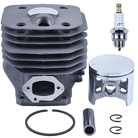IWBR Kit pistone cilindro 48mm adatto for Husqvarna 262xp 261 262 pezzi di ricambio for motosega a gas 503541171 W candela