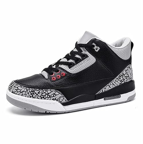 Mevoit Damen Herren Air 3 Retro Skateboardschuhe Schuhe Laufschuhe Turnschuhe mit Luftpolster Walkingschuhe Basketballschuhe Sportschuhe Sneaker