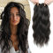 20 Inch Hair Toppers For Women Long Wavy Curly Hair Topper Darkest Brown Clip In Synthetic Wiglets Hair Pieces For Women (Darkest Brown, 20 Inch)