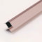 Raouoae Aluminium Fliesenschiene 125 cm* 2 Stück Eckprofil Fliesenprofil Wasserdichter Fliesenkantenschutz Für Bad, Küche Und Wohnzimmer(Rose Gold)
