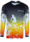 Kinder Radtrikot für Mountainbike Dirtbike Jungen Motocross Langarm Shirts Downhill Shirt Mädchen Fahrradfahren Biker Rennbekleidung Gelb/Schwarz Größe XS
