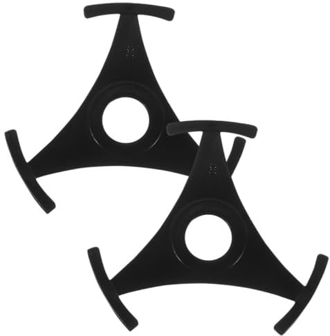 CAXUSD 2pièces Adaptateur Triangle pour Disques Vinyles Accessoire De Platine Compatible avec Tous Les Lecteurs Vinyles Installation Facile Et Durable Design Antidérapant