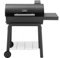Feasto Barbecue a carbonella con tavolino, 76 cm, resistente griglia per barbecue all'aperto con 647 mq in area di cottura per barbecue all'aperto in cortile, patio e feste, nero