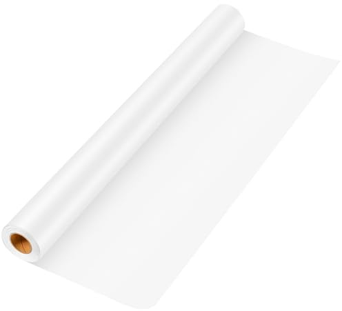 Transparentpapierrolle, 91,4 cm x 27,7 m, großes Transparentpapier, weißes Musterpapier, Transparentpapier zum Zeichnen, Nähen, Skizzieren