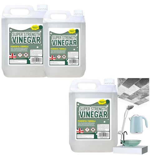 Super Strength 5L Vinegar 20% Strong Cleaning | For Sanitising, Cleaning & Descaling
