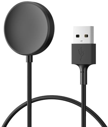 USB A for Samsung Galaxy Watch 42mm/46mm USB Charger Cable - Upgraded Charging Cradle Compatible with Galaxy Watch SM-R800/R810/R815/Watch 7/6/5/4/3 (USB A)