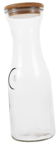 Cabilock Bouteille Verre Transparent Bouteille Réutilisable pour Jus Lait et Yaourt Conteneur pour Boissons et Événements