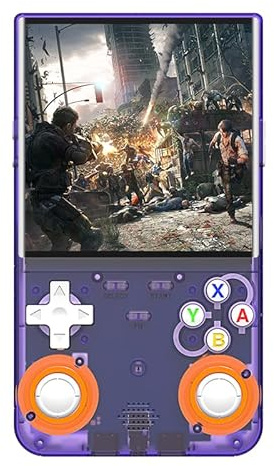 Aidodmom R36 Ultra 2025 – Schermo HD 4, 20.000 Giochis Classici, Joystick 3D LED 7 Colori, Console Retrò Portatile Emulatore Compatibiles PS1/PSP/GBA, WiFi e HDMI