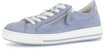 Gabor Damen Low-Top Sneaker, Frauen Sneaker,Moderate Mehrweite (G),Heaven (46),43 EU / 9 UK