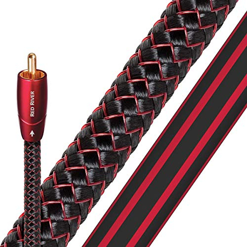 AudioQuest 0.5m Red River RCA cable de audio 0,5 m Negro - Cables de audio (RCA, RCA, 0,5 m, Negro)