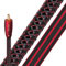 audioquest 0.5 m Red River RCA Audio Cable 0.5 m Black - Audio Cable (RCA, RCA, RCA, 0.5 m, Black)