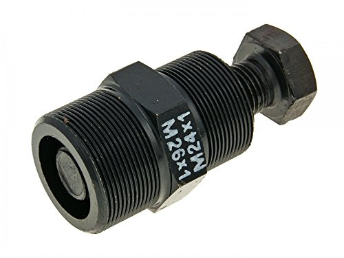 Polradabzieher Buzzetti M24x1mm / M26x1mm Rechtsgewinde auàŸen | Für Polrad der Lichtmaschine, M24x1mm/M26x1mm Außengewinde; kompatibel mit Piaggio Beverly, Gilera DNA, Aprilia Atlantic