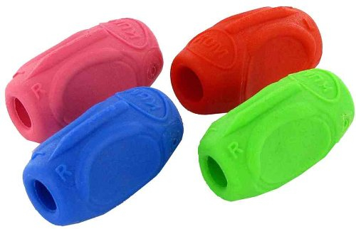 Wedo 6 Stück Schreibhilfen (Fingerführung) Grip blau, grün, rot oder rosa