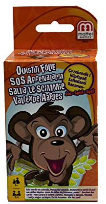 Mattel S.O.S. Affenalarm Hüpfspaß Kinderspiel GESELLSCHAFTSSPIEL KARTENSPIEL BFV24