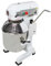 Beeketal 'BSM20a' Profi Teigknetmaschine mit Planetenrührwerk 19 Liter Kapazität (3 Stufen 110, 170, 420 U/min), Knetmaschine inkl. Knethaken, Schneebesen und Flachrührer - weiß lackiert