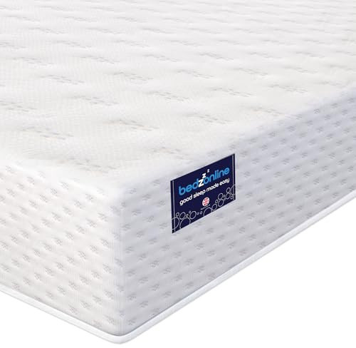 BEDZONLINE 5 Zone Support Reflex Orthopaedic Foam Mattress - UK Single | 190 x 90 x 15 cm | Thick Motion Isolation | No Springs | Medium Firm | Spine Support & Pressure Relief | Hypoallergenic