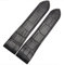 Richie strap Ersatzarmband für Cartier Santos 100XL W20106 x 8, 20 mm/23 mm, Schwarz / Braun, Schwarz , 20 mm, Riemen