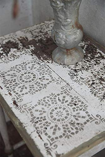 Jeanne d'Arc Living Vintage Stencil Square Motif Shabby Chic Schablone NEU