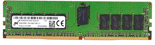 micron 16 GB PC4 – 2400t-r DDR4 RDIMM ECC 2Rx8 memory mta18asf2g72pdz-2g3d1si