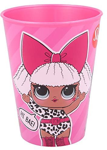 LOL SURPRISE Rock On Becher aus Kunststoff, klein, groß, mehrfarbig