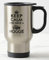 Travel Mug ≈ Keep Calm and Drive A MOGGIE ≈ Classic Morris Minor 1000 car Owner Restorer Gift - Carry on Style Commuter Mugs - REF M44T