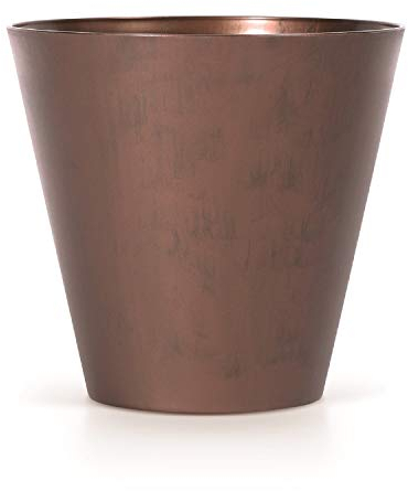 Maceta TUBUS CORTEN 12L., dimensiones (mm) 300x300x280, color Cobre