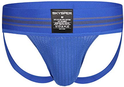 SKYSPER Jockstrap for Men Jock Strap Athletic Supporter Sports Underwear with Leg Strap
