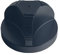 DEWHEL 45 U/min Aluminium-Schallplatten-Adapter-Einsatz kompatibel mit 17,8 cm (7 Zoll) Vinyl-Schallplatten, Kuppel-45-Adapter, schwarz