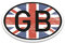 GB Magnet Länderkennzeichen Großbritannien Flagge Vintage - 17,5 x 11,5 cm DIN genormt - PKW LKW Wohnmobil Moped Motorrad Auto - kfz721