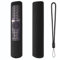 Fernbedienungsabdeckung/Hülle für Xiaomi Mi TV P1 50 43 P1E Q1 75 Q1E 55 XMRM-19 Silikon Bluetooth Sprachfernbedienung Schutzhülle (Black)